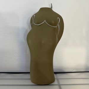 Green Body Sculpture, White Details (1 Figure ONLY!!!)